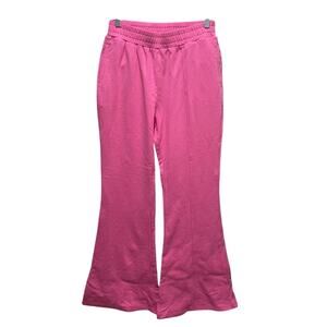 Abela Story + Co Wide Leg Sweatpants Pink Size Medium